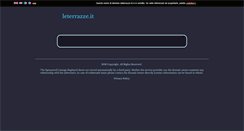 Desktop Screenshot of leterrazze.it